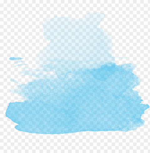 Carrément Baby - Light Blue Watercolor Isolated Item In HighQuality Transparent PNG