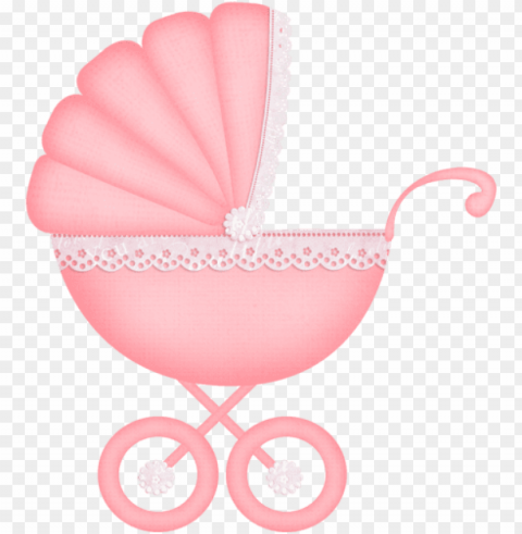 carriage clipart baby pink - pink baby stroller clipart Isolated Artwork in HighResolution PNG