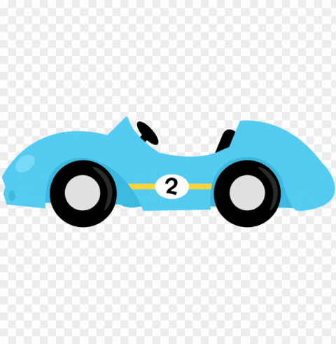 carritos animados - carro de carreras en caricatura Isolated Subject on HighQuality PNG