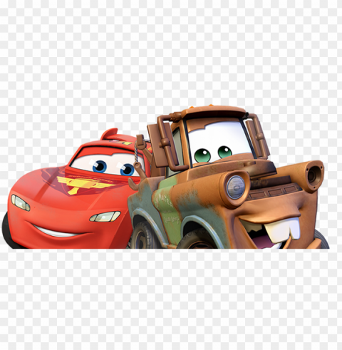 carscrew - lightning mcqueen and mater PNG transparent images for printing