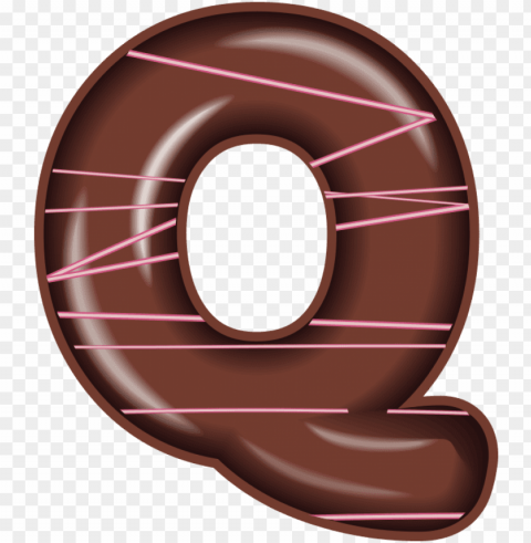 carta el alfabeto q transparente - letras chocolate Free PNG images with alpha transparency compilation