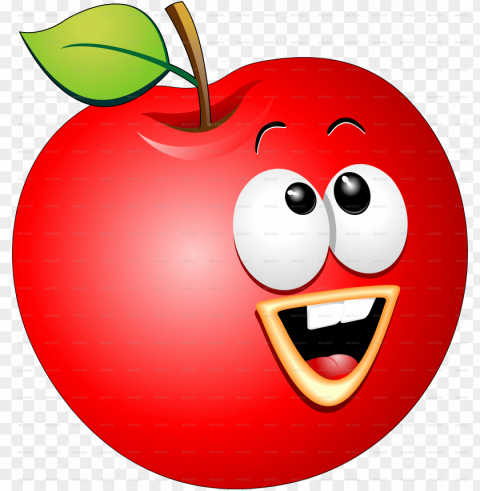cartoon - apple cartoon images HighQuality Transparent PNG Isolated Artwork