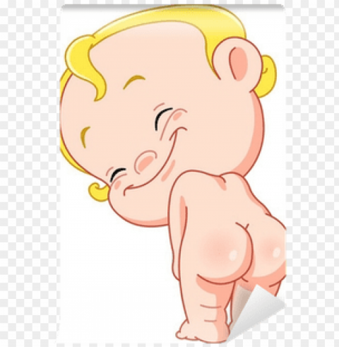 Cartoon Baby Butt PNG With No Background Required