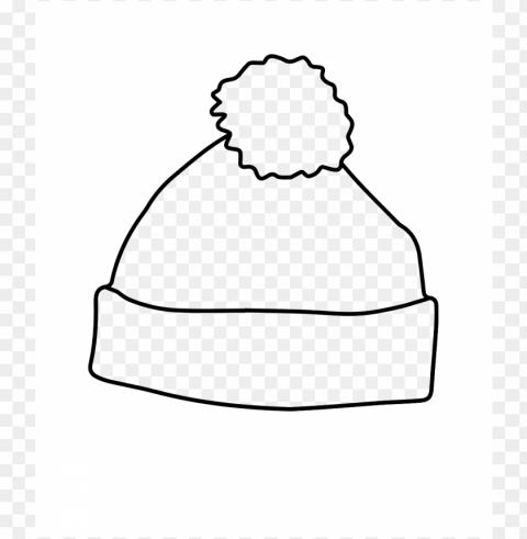 cartoon beanie Transparent Background Isolated PNG Illustration