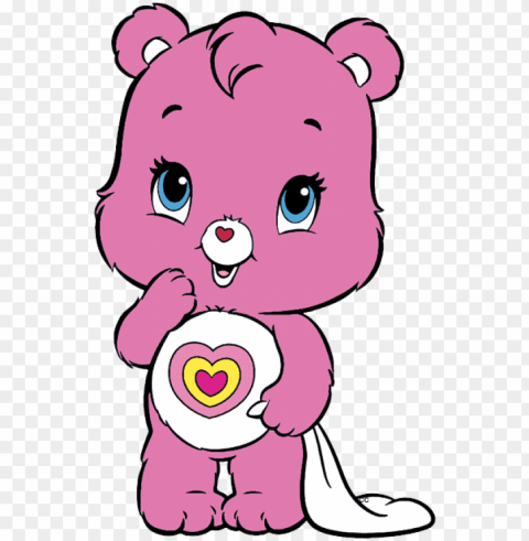 cartoon bear care bears baby quilts coloring pages - care bears wonderheart bear clipart PNG for digital design