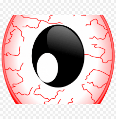 cartoon bloodshot eyes PNG file with alpha