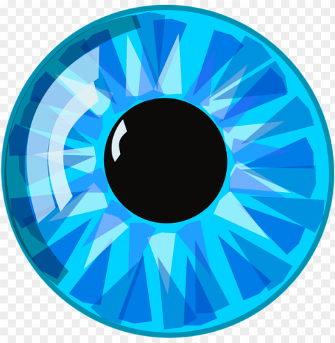 Cartoon Blue Eye High-quality Transparent PNG Images