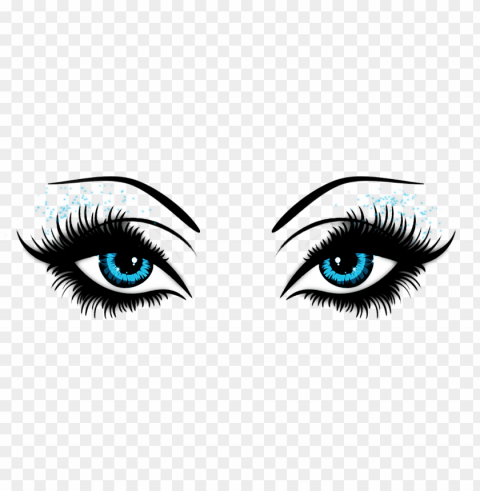 cartoon drag queen eyes PNG artwork with transparency PNG transparent with Clear Background ID 8eca4435