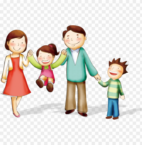 cartoon family child happiness - family Free download PNG with alpha channel