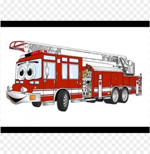 cartoon fire truck PNG images with transparent space