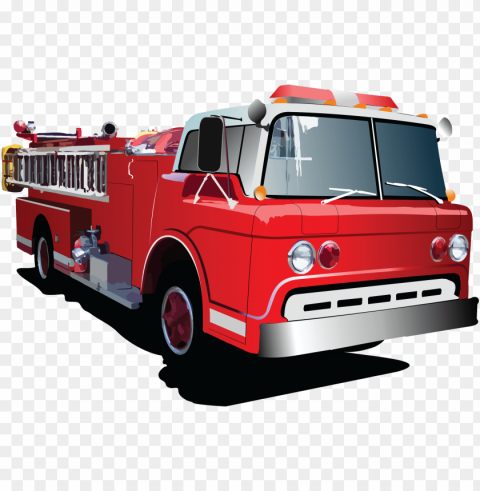 cartoon fire truck PNG images without subscription