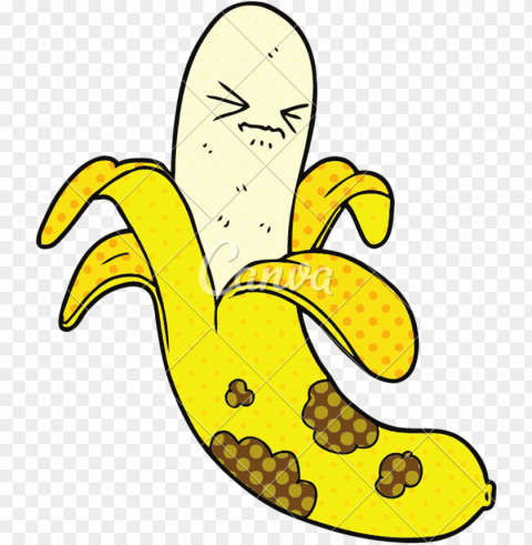 cartoon icons by canva - rotten banana cartoo Transparent pics