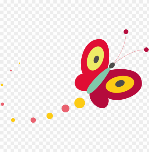 cartoon illustration - butterfly kite - cute cartoon butterfly Isolated Element on HighQuality PNG