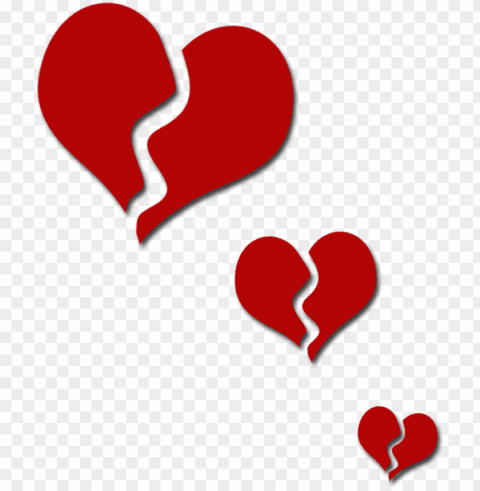 cartoon illustration of - broken hearts clip art Transparent PNG images bulk package