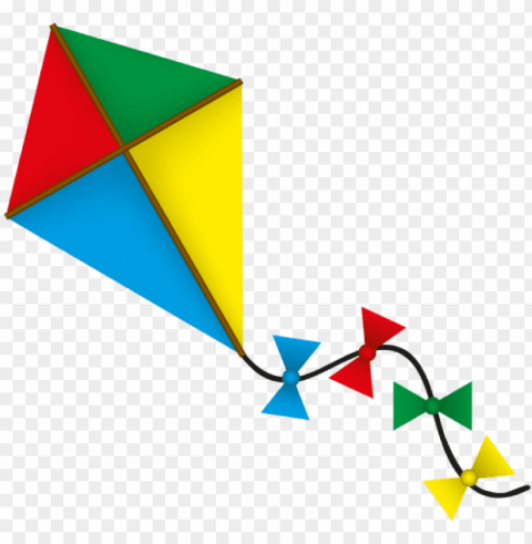 cartoon kite icon design - kite cartoon Transparent background PNG stock