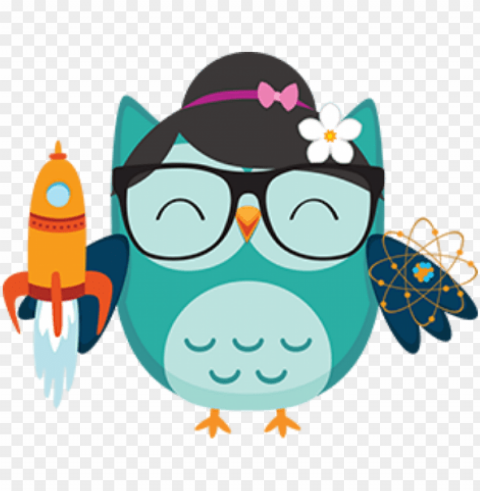 cartoon owls with big eyes Transparent PNG Isolated Subject Matter