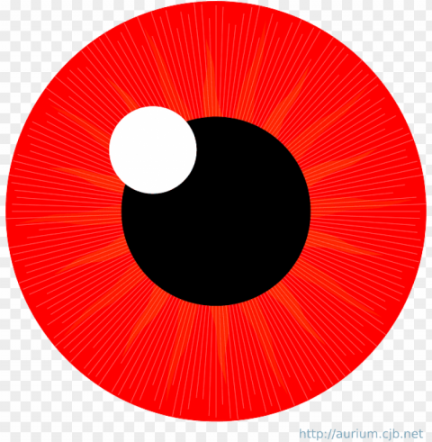 cartoon red eyes PNG clip art transparent background