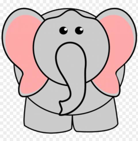 cartoon seeing pink elephants sadness humour Clear Background PNG Isolated Illustration