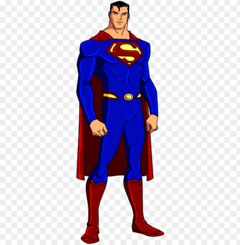 cartoon superman download image - young justice league superma Transparent Background Isolated PNG Figure