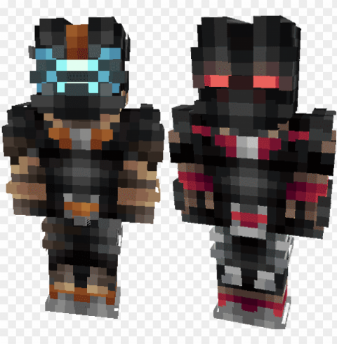 carver next to my isaac skin - dead space 3 john carver minecraft ski Isolated Design Element on PNG