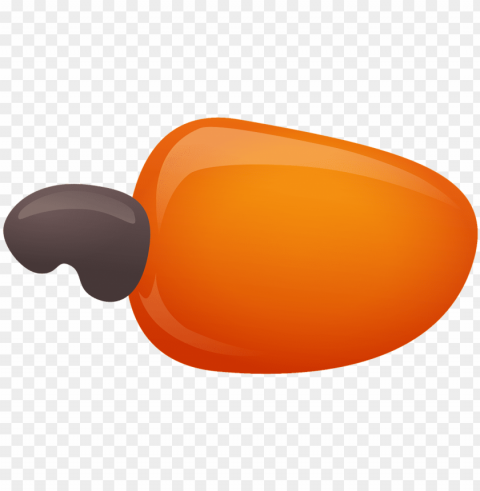 Cashew Fruit Cartoon Image - Caju Vetor Transparent PNG Isolated Design Element