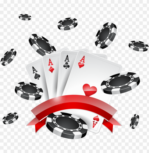 casino chips and cards decoration clip art - casino chips chip poker PNG for educational use