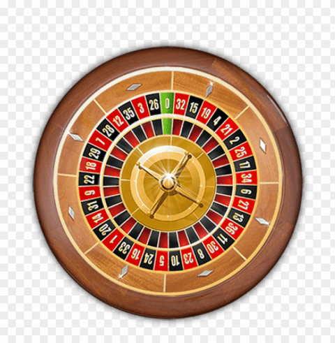 casino roulette wheel Clear Background PNG Isolated Design