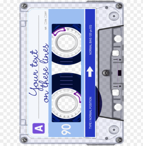 cassette tape - blue apron - favorite - cassette tape PNG with clear background set