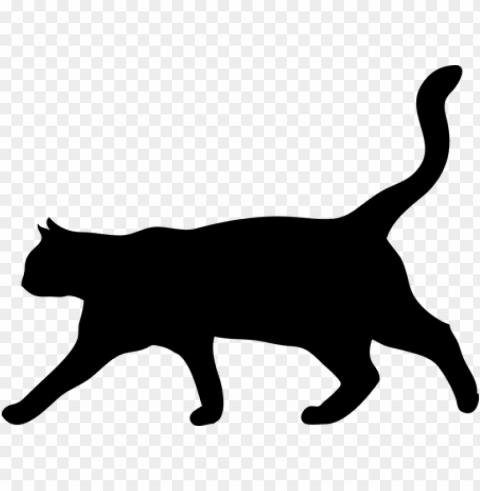 cat animal the silhouette domestic cat kit - cat clip art PNG icons with transparency