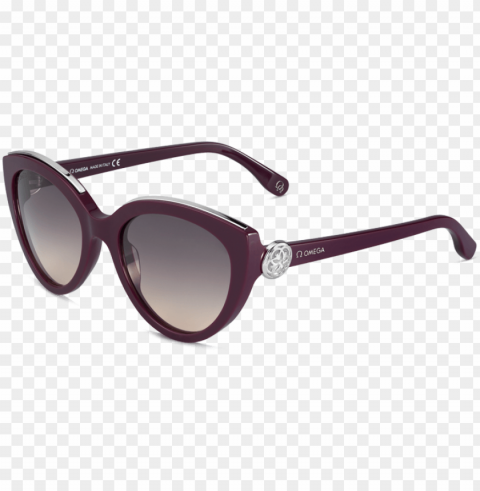 cat eye style omega flower - adele hello sunglasses PNG Image with Clear Background Isolation