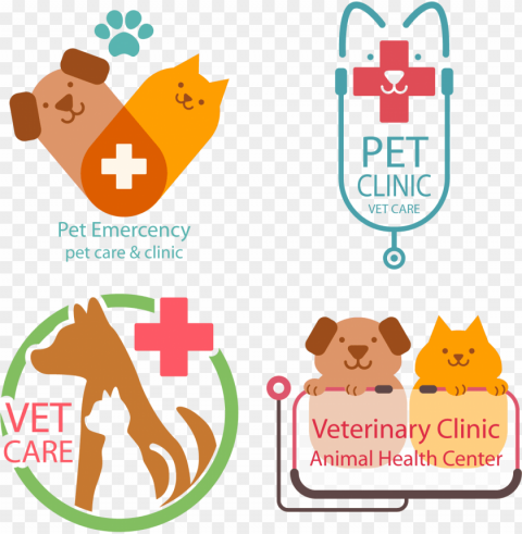 cat logo dog veterinary - logos veterinarios PNG transparent photos assortment