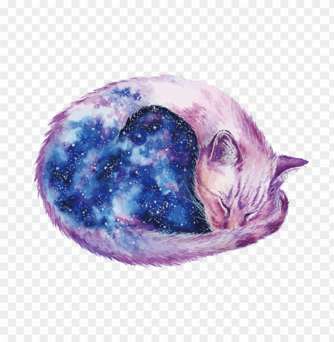 cat watercolor painting deviantart - 星空 貓咪 Images in PNG format with transparency