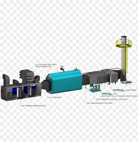 catastak horizontal turbine overview - scr gas turbine PNG graphics