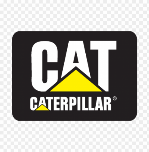 caterpillar vector logo eps free PNG Graphic Isolated with Transparency
