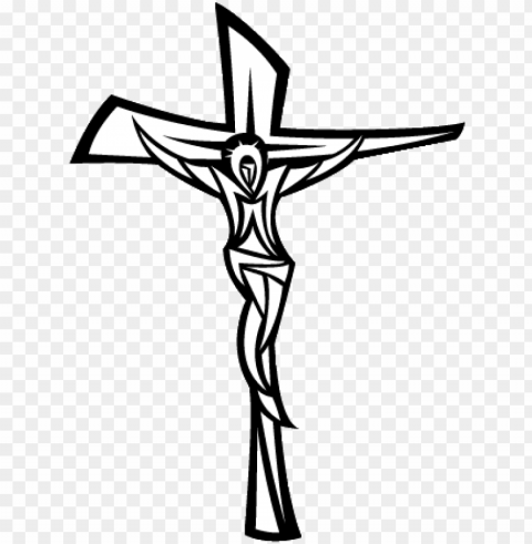 catholic cross file - cross jesus art Isolated Design Element in HighQuality Transparent PNG