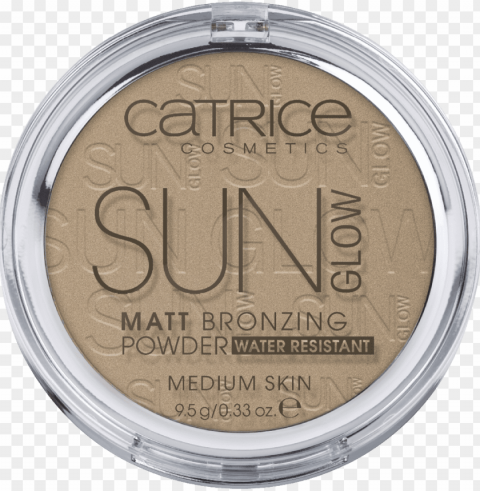 catrice sun glow matt bronzing powder medium PNG Image with Transparent Background Isolation