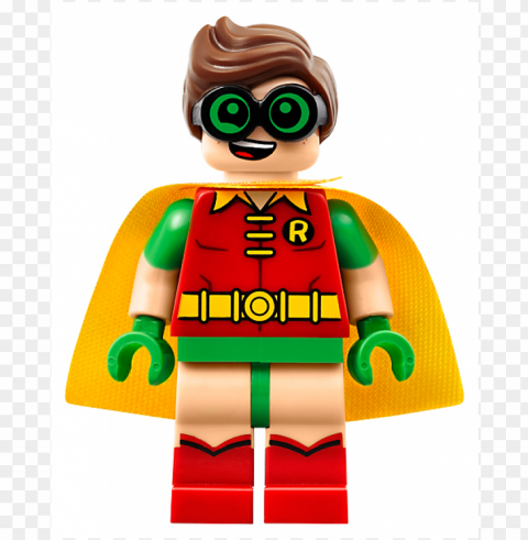 catwoman catcycle chase - lego the lego batman movie minifigure - robin w goggles Isolated Object with Transparency in PNG