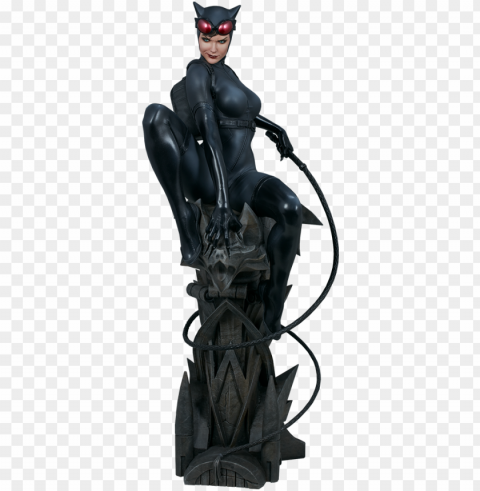 catwoman dc comics premium format figure by sideshow Isolated Object on Transparent PNG