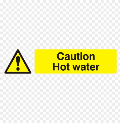 caution hot water PNG images with alpha mask