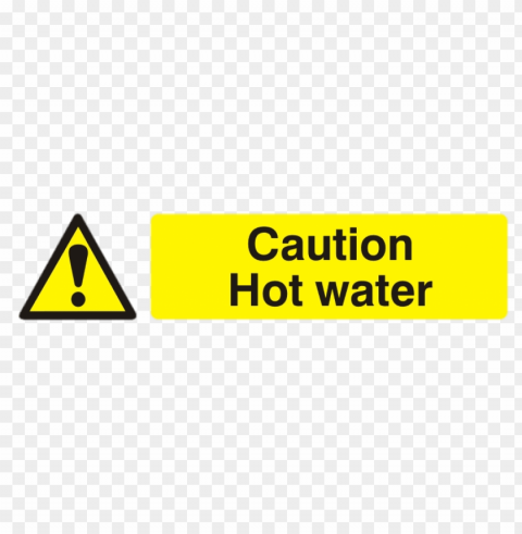 Caution Hot Water PNG Images With Alpha Mask