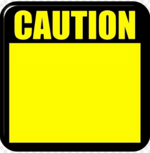 caution PNG for free purposes
