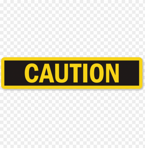 caution PNG Image with Clear Isolated Object