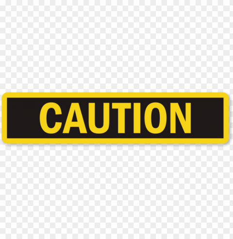 Caution PNG Image With Clear Isolated Object