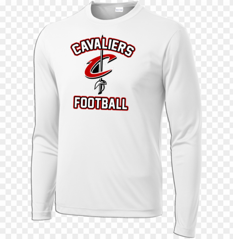 cavaliers football logo long sleeve dri-fit tee - virginia cavaliers football PNG Image with Isolated Graphic