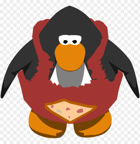 caveguin pizza apron ig - club penguin penguins Isolated Object with Transparent Background PNG