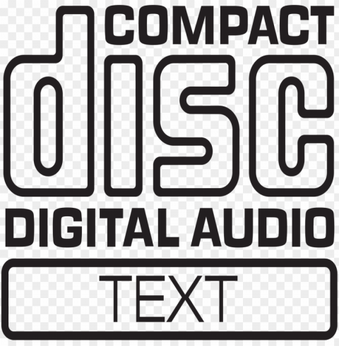 cd logo - compact disk digital audio logo Transparent graphics PNG