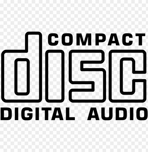 cd logo - compact disc digital audio PNG with transparent background for free