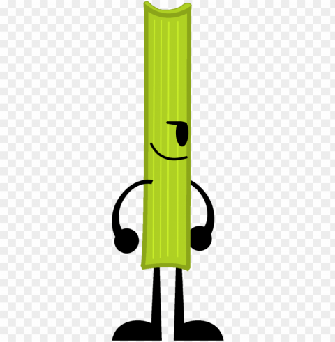 Celery - Bfdi Celery PNG Transparent Artwork