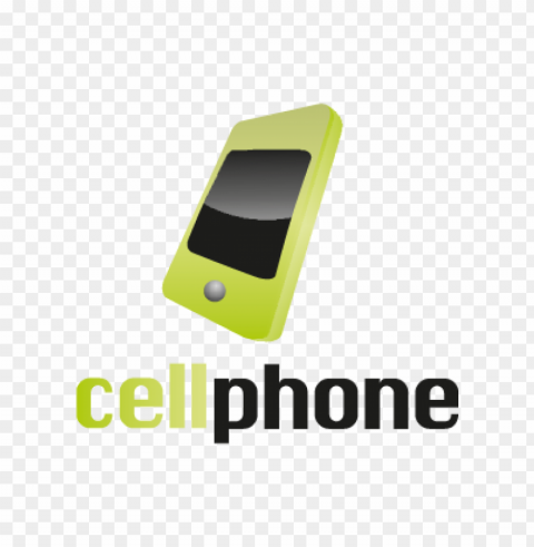 cell phone vector logo PNG Graphic Isolated on Clear Backdrop