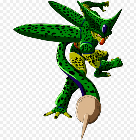 cell - dragon ball z cell 1er forme Isolated Graphic on HighQuality PNG